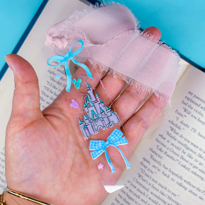 CLEAR Acrylic Bookmark - WDW Park Icons