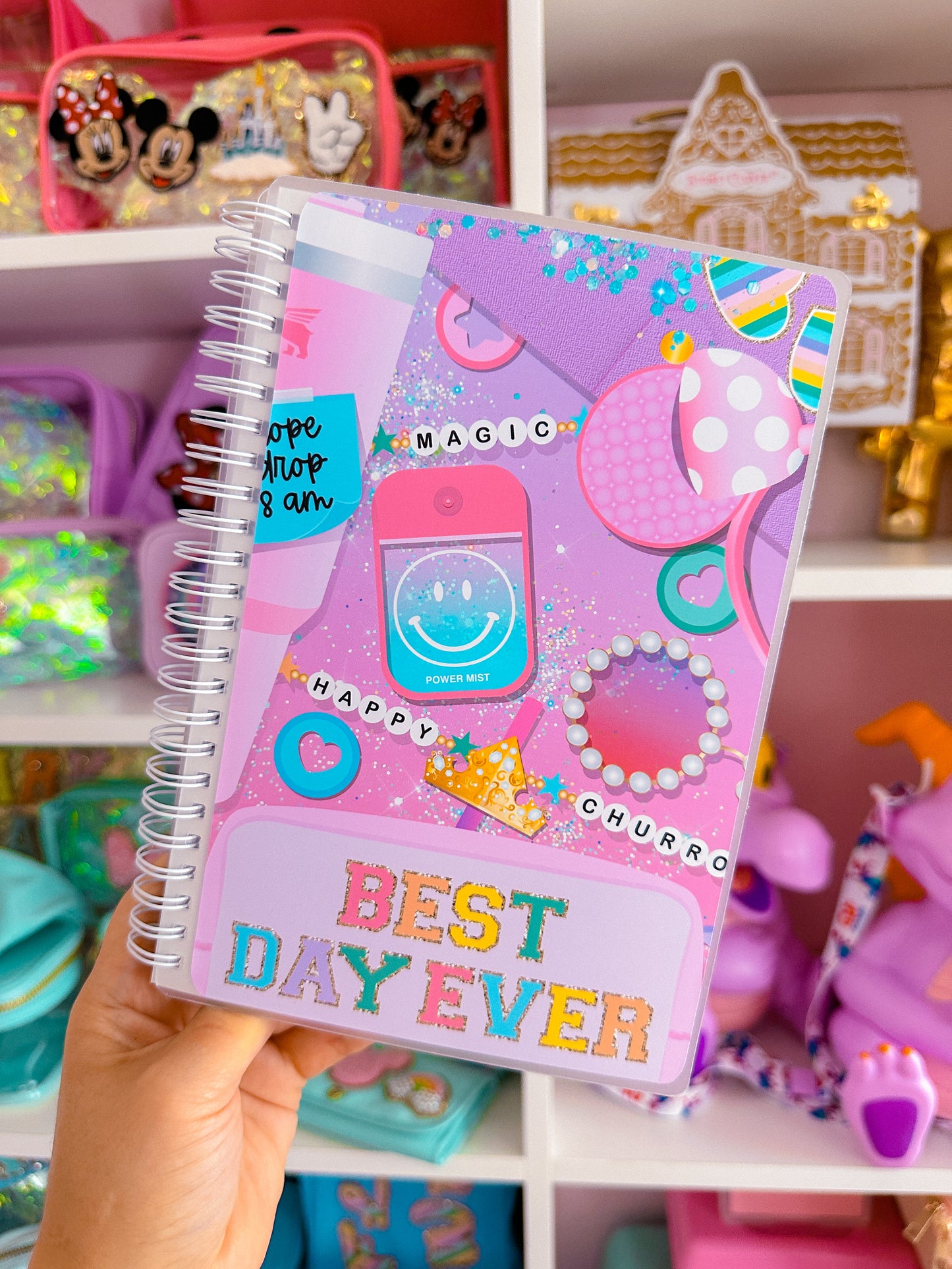 A5 SIZE Reusable Sticker Book - Best Day Ever Flatlay