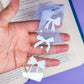 CLEAR Acrylic Bookmark - Coquette Bows
