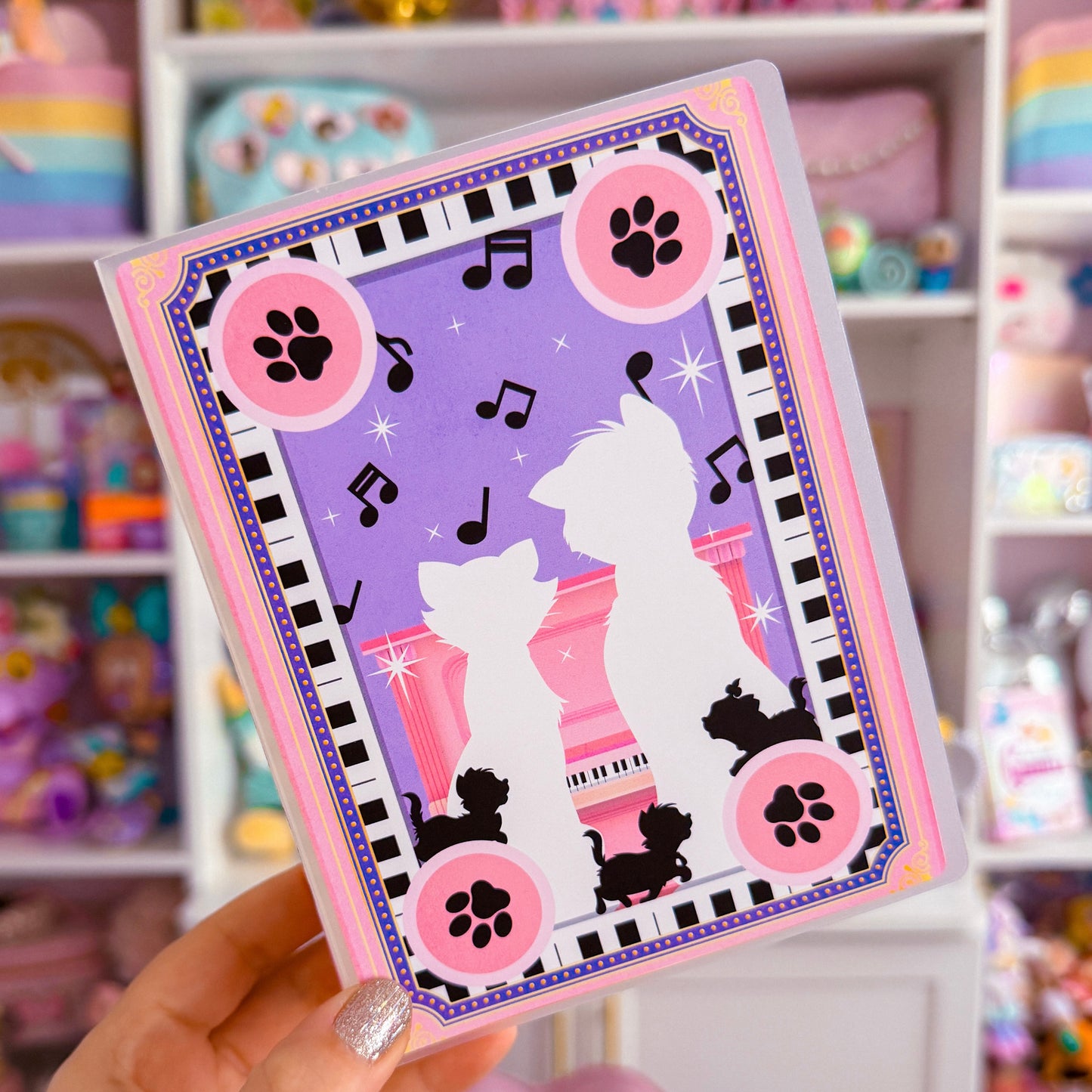 4x6 Sticker / Photo Album - Storybook Cover (Aristocats)