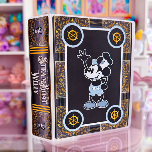 4x6 Sticker / Photo Album - Storybook Cover (Steamboat Willie)