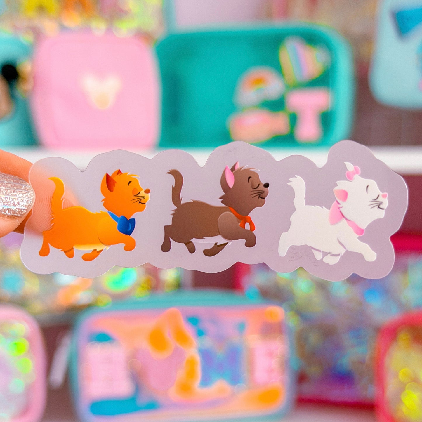 Waterproof Sticker - (Aristocats) Kittens