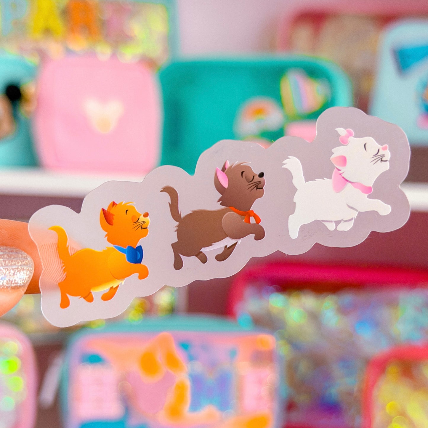 Waterproof Sticker - (Aristocats) Kittens