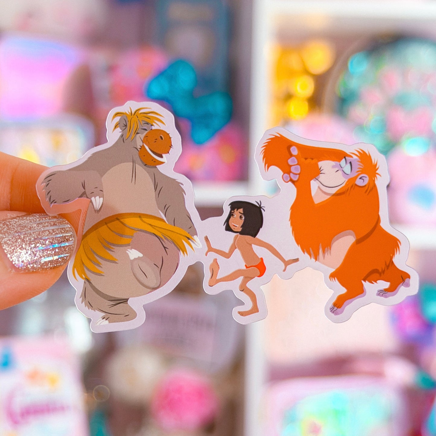 Waterproof Sticker - (Jungle Book) Dancing Scene