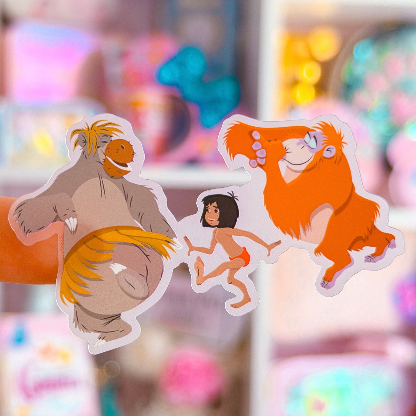 Waterproof Sticker - (Jungle Book) Dancing Scene