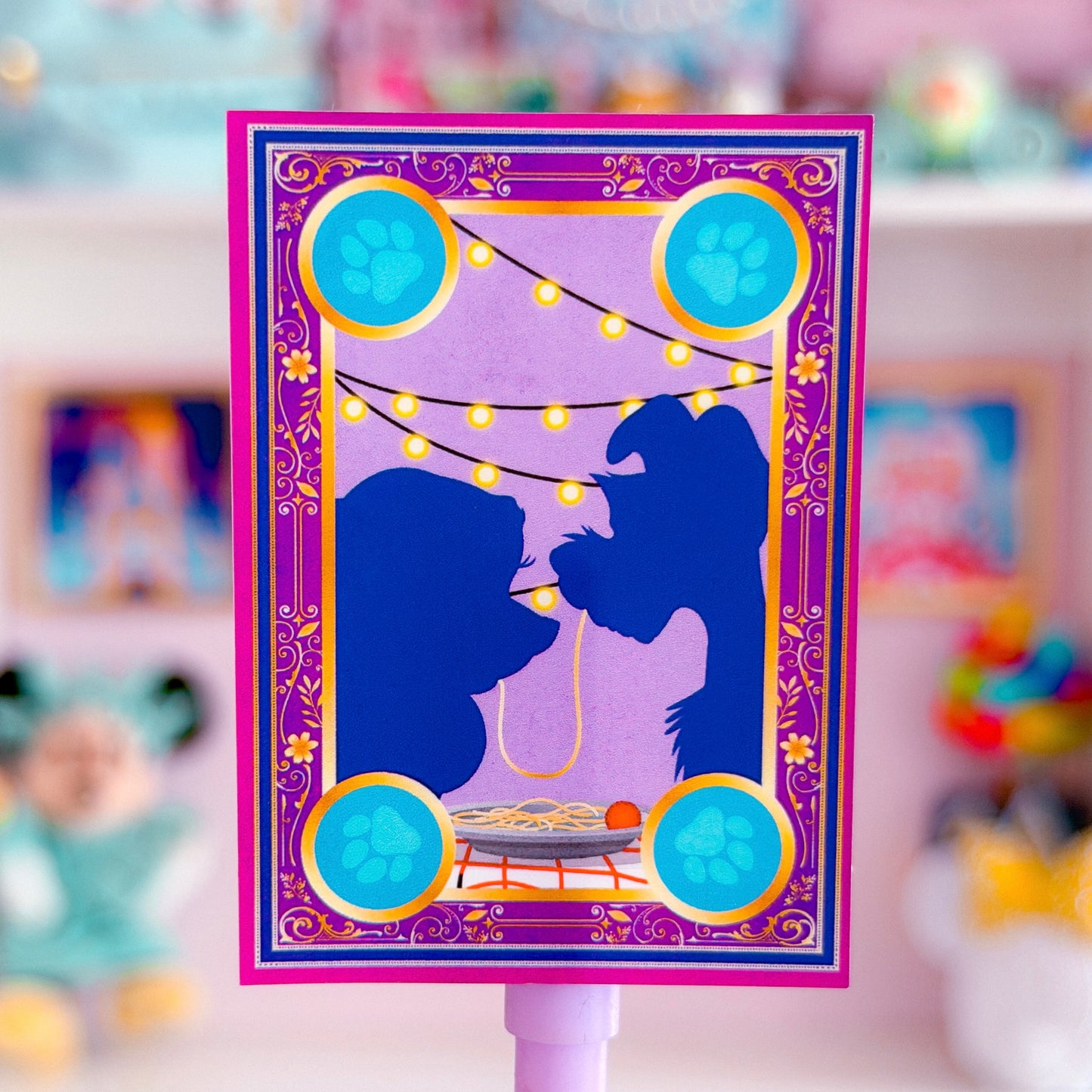 Waterproof Sticker - (Lady & Tramp) Book Cover