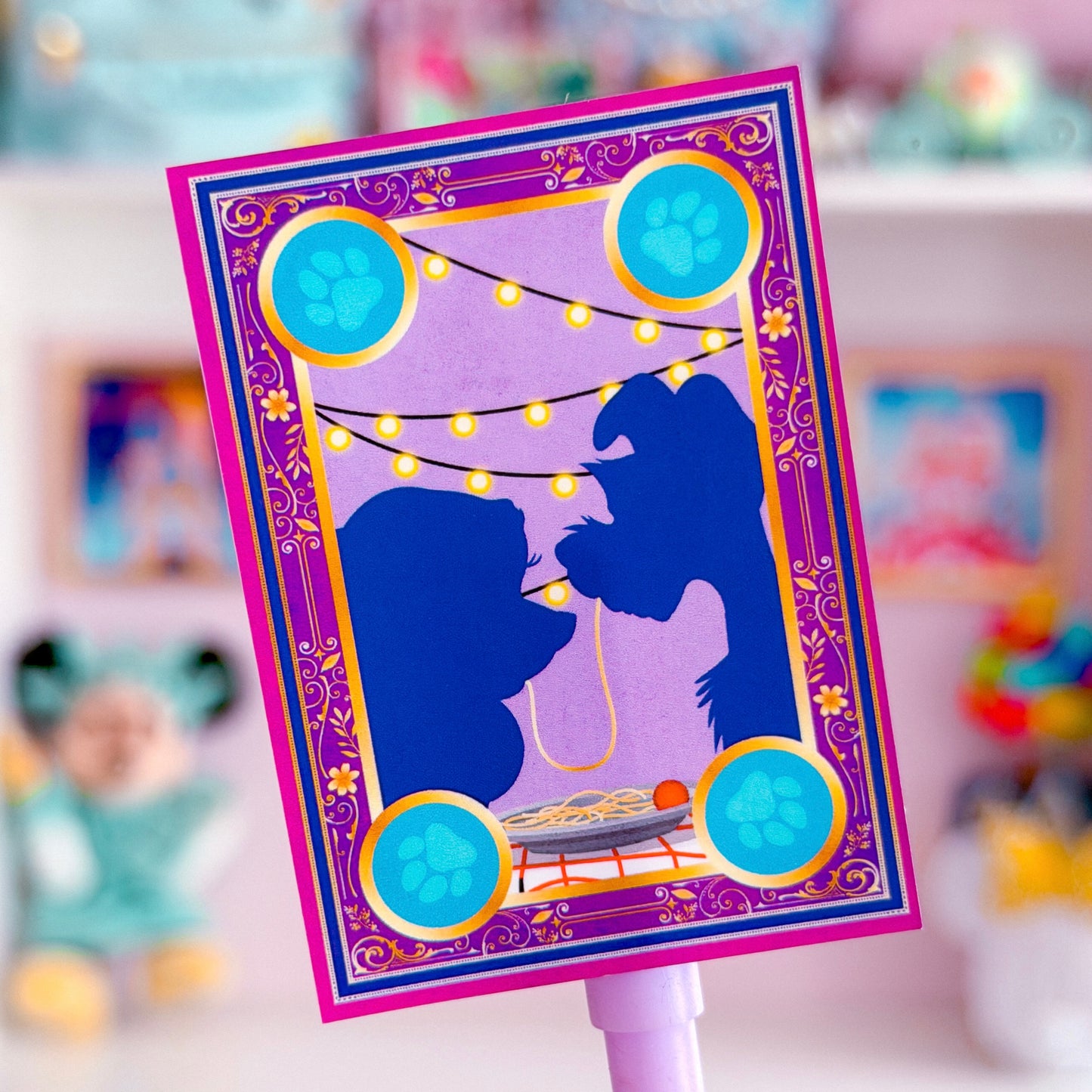 Waterproof Sticker - (Lady & Tramp) Book Cover