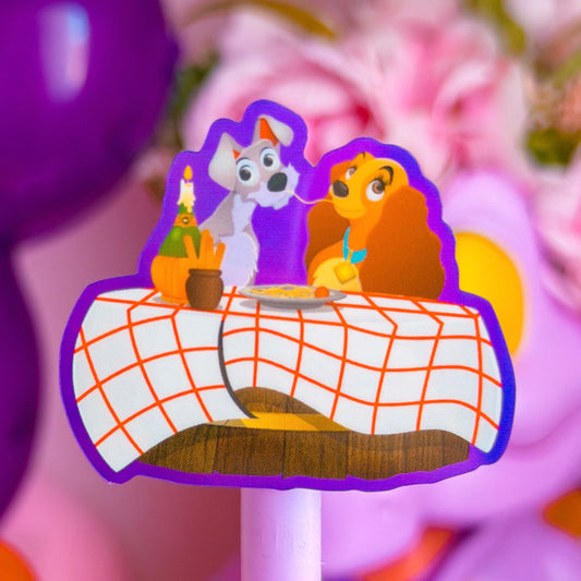Waterproof Sticker - (Lady & Tramp) Bella Notte Spaghetti