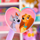 Waterproof Sticker - (Lady & Tramp) Puppy Love