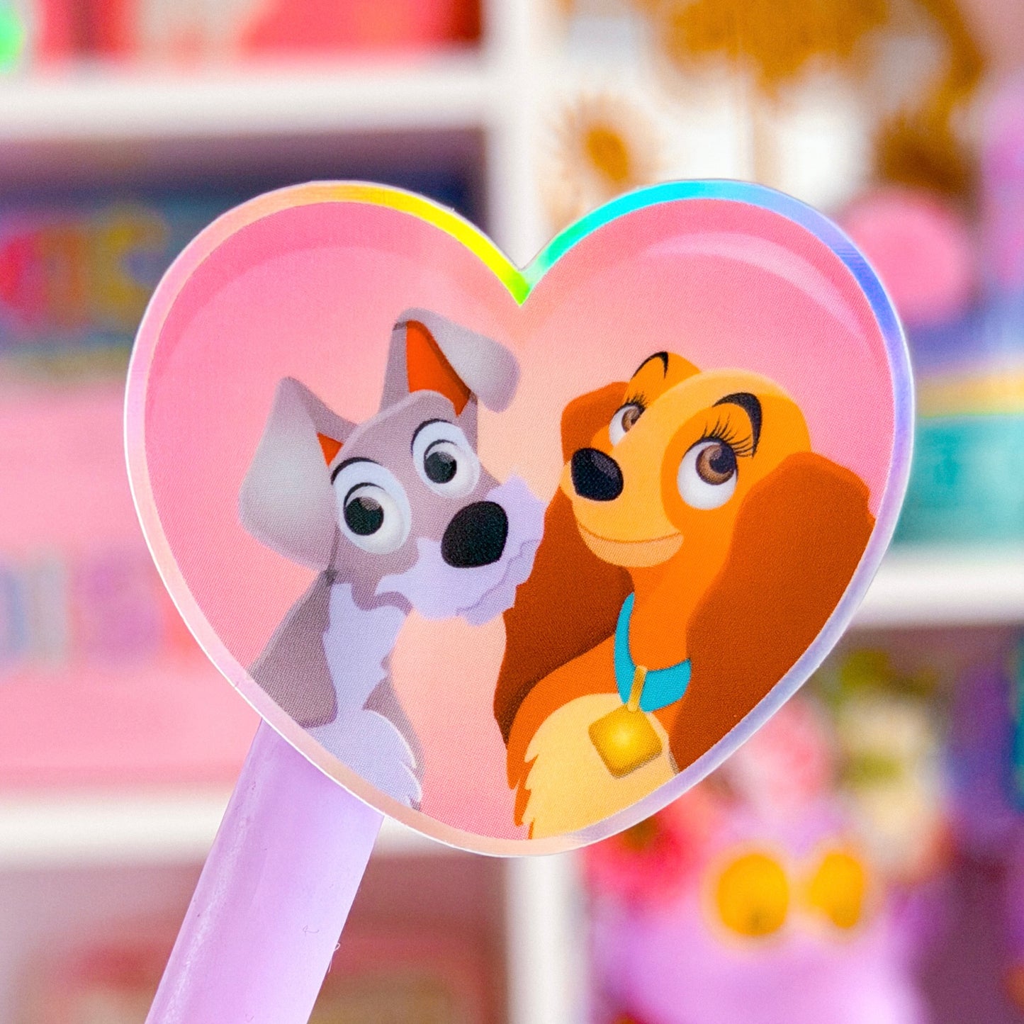 Waterproof Sticker - (Lady & Tramp) Puppy Love