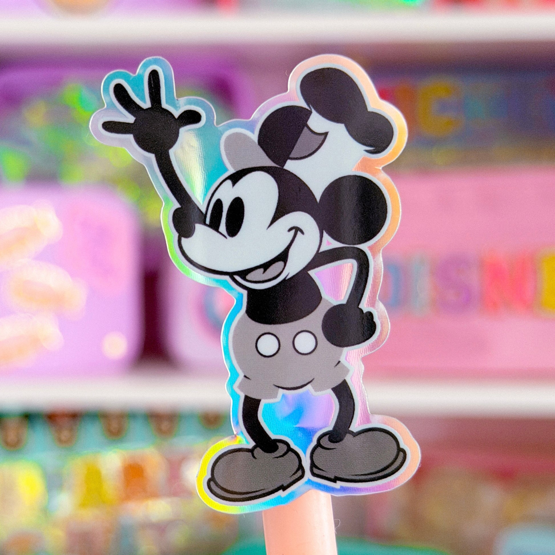 Waterproof Sticker - (Steamboat Willie) Willie – NoWhiteSpaceStickers