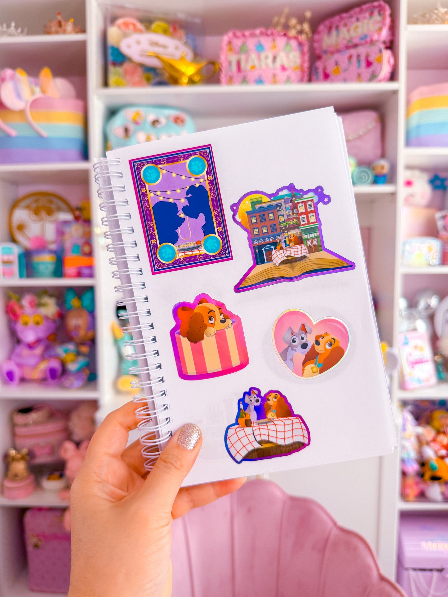 Waterproof Sticker - (Lady & Tramp) Book Cover