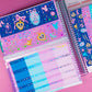 FOILED Vertical Planner Stickers (Standard 1.5") - Magical Coquette