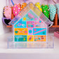 XL CRAFTY HOUSE *GLITTER STICKER INSERT ONLY* - Rainbow