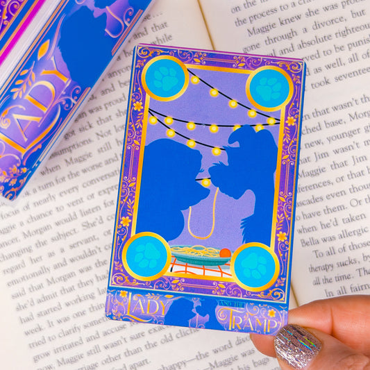 Metal Washi Card - Storybook Cover (Lady & Tramp)