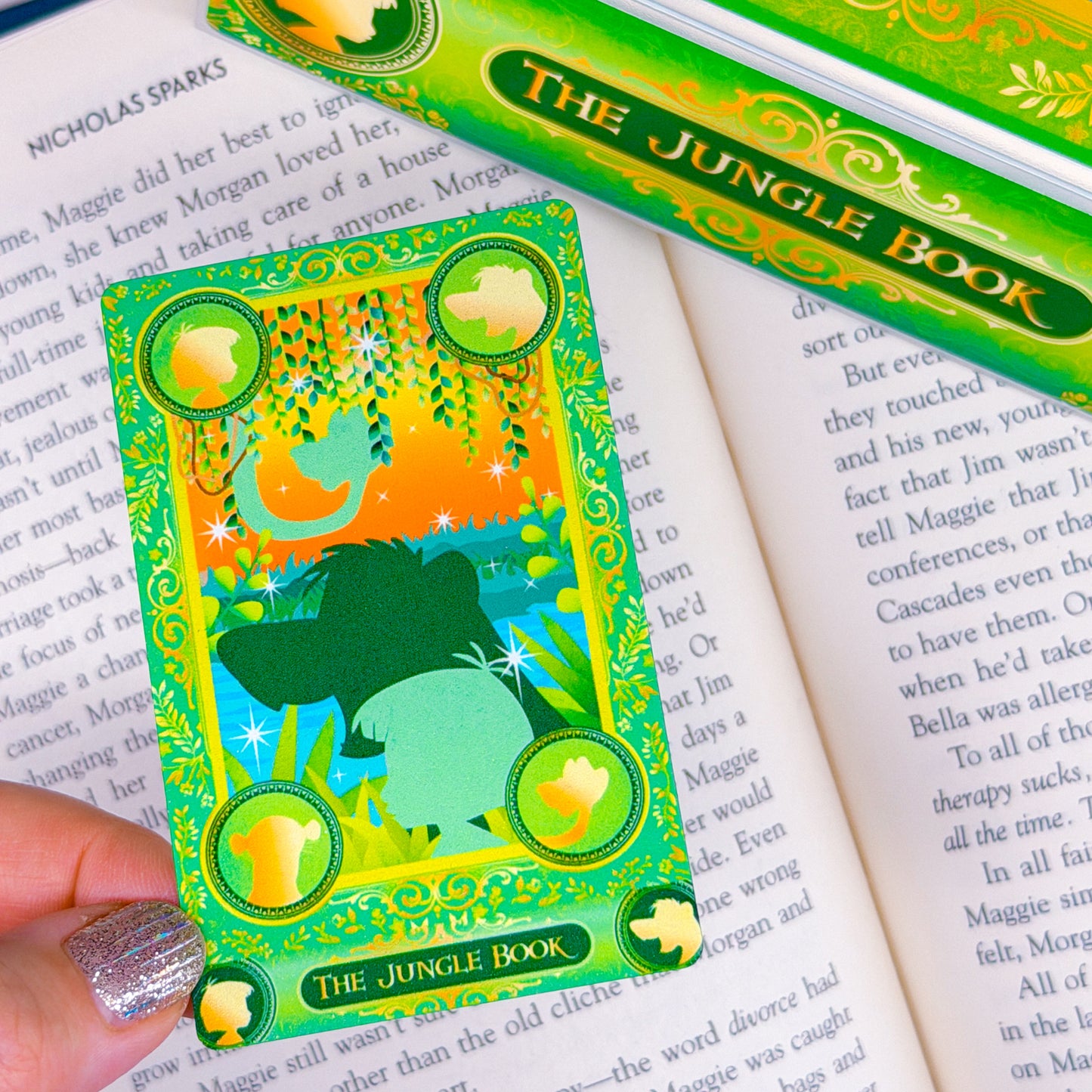 Metal Washi Card - Storybook Cover (Jungle Book)