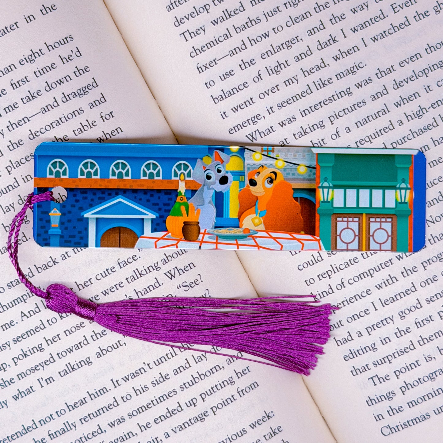 Metal Bookmark - Lady & Tramp