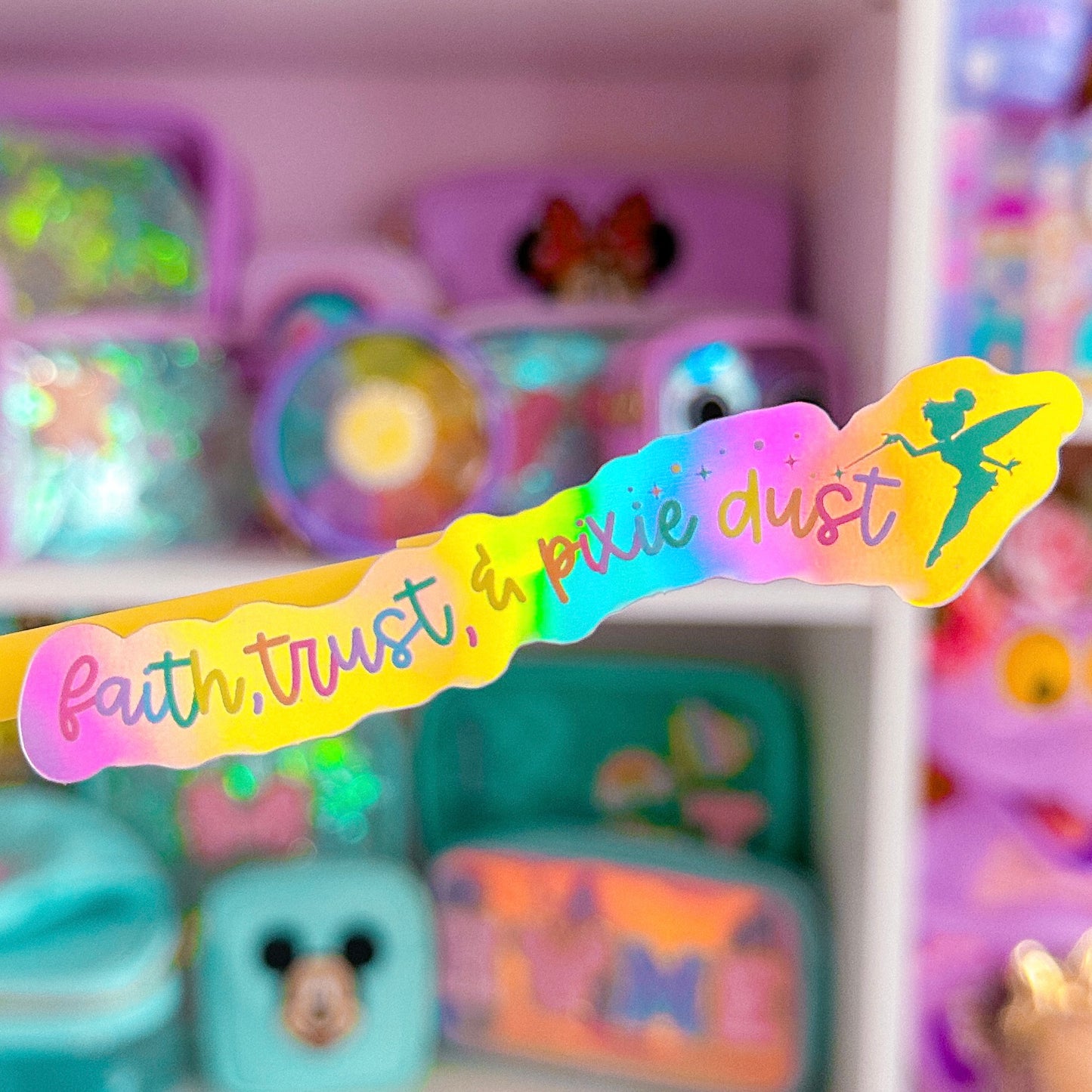 Waterproof Sticker - (Peter Pan) Tink Quote