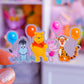 Waterproof Sticker - (Pooh) Balloon Friends