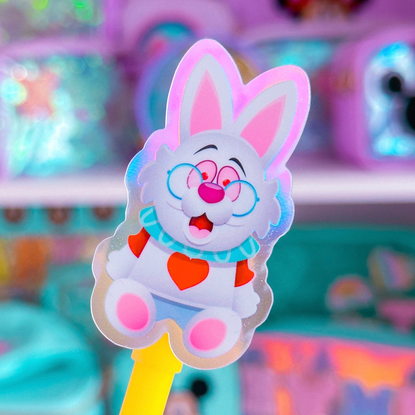 Waterproof Sticker - (Alice In Wonderland) White Rabbit