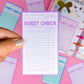 Journaling Paper Sticker - Guest Check Sticker