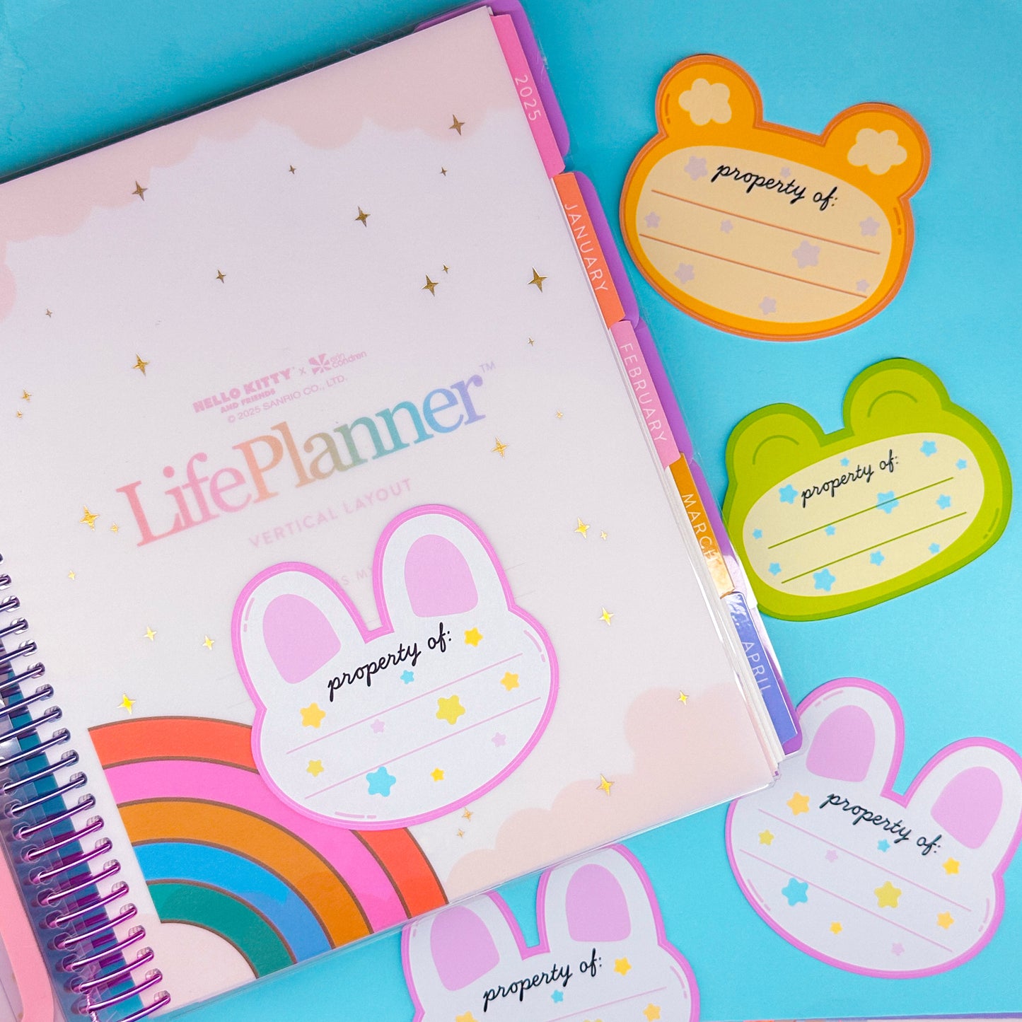 Journaling Paper Sticker - Animal Name Tag Sticker