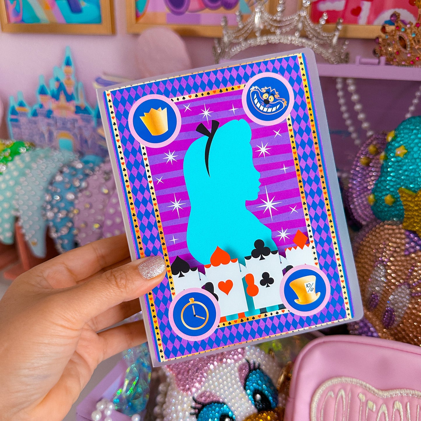 4x6 Sticker / Photo Album - Storybook Cover (Alice In Wonderland)
