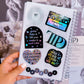 Waterproof Sticker - TTPD Typewriter