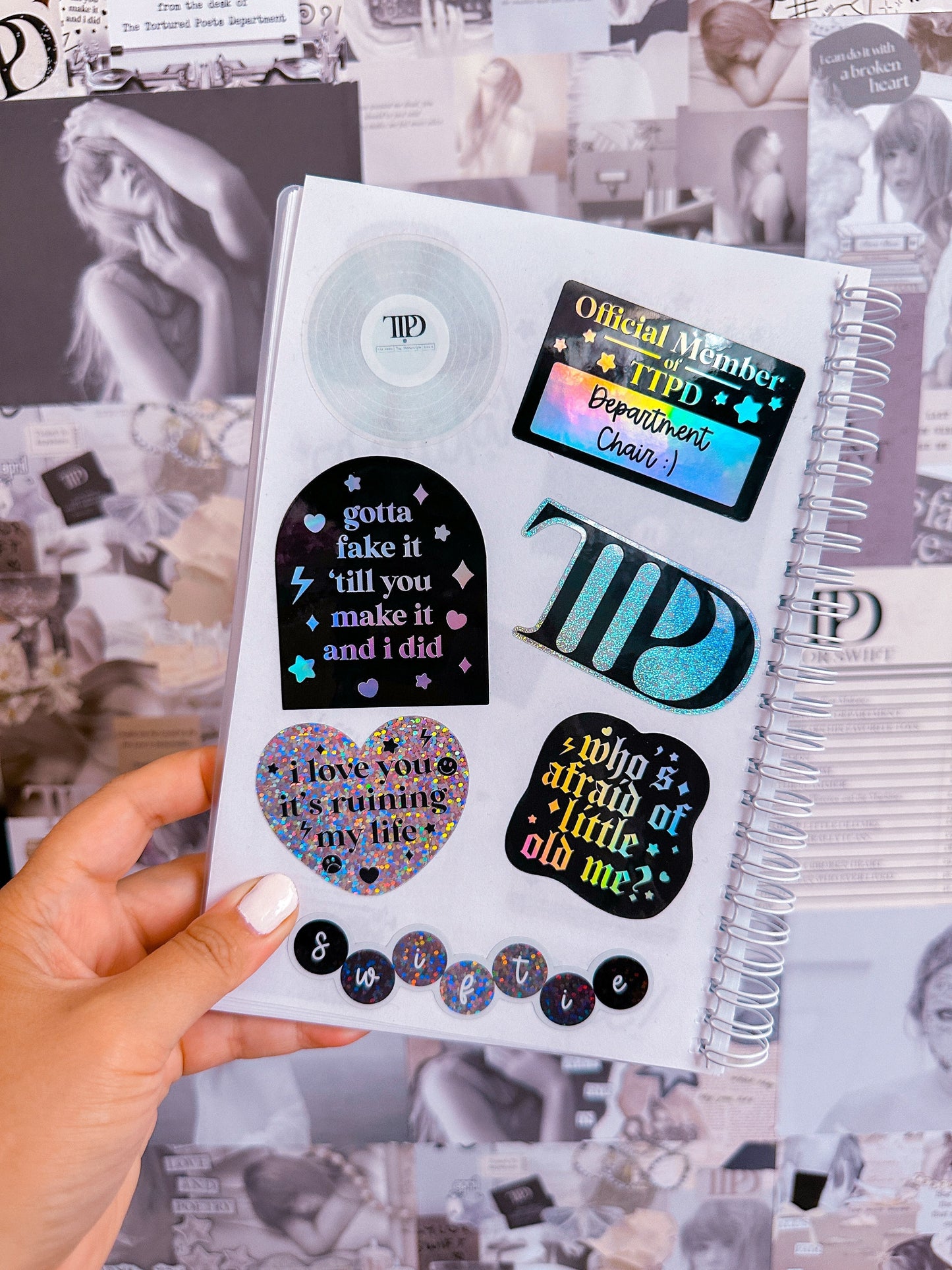 Waterproof Sticker - TTPD Typewriter