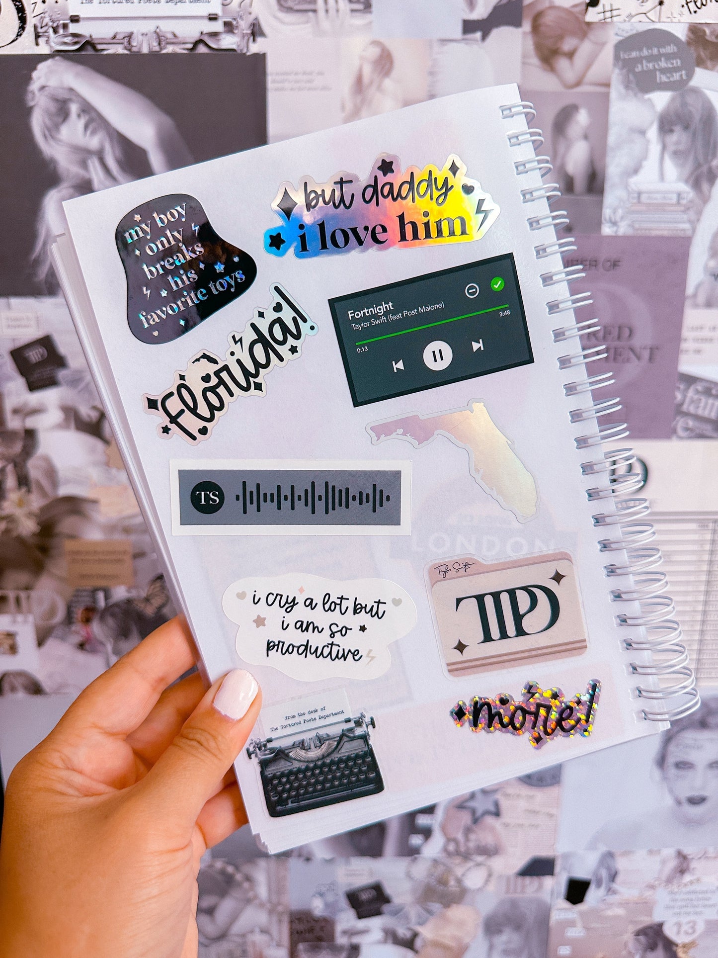 Waterproof Sticker - TTPD Typewriter