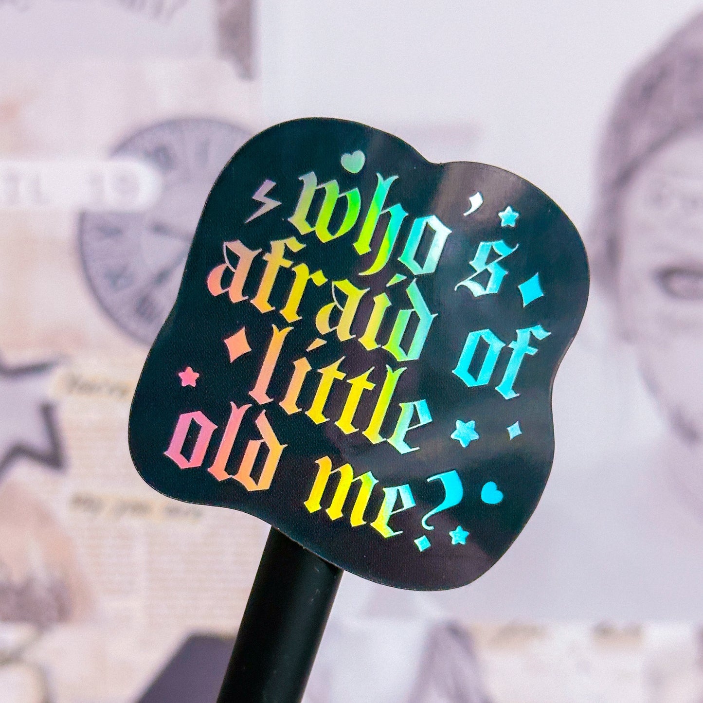 Waterproof Sticker - TTPD Who's Afraid of Little Old Me