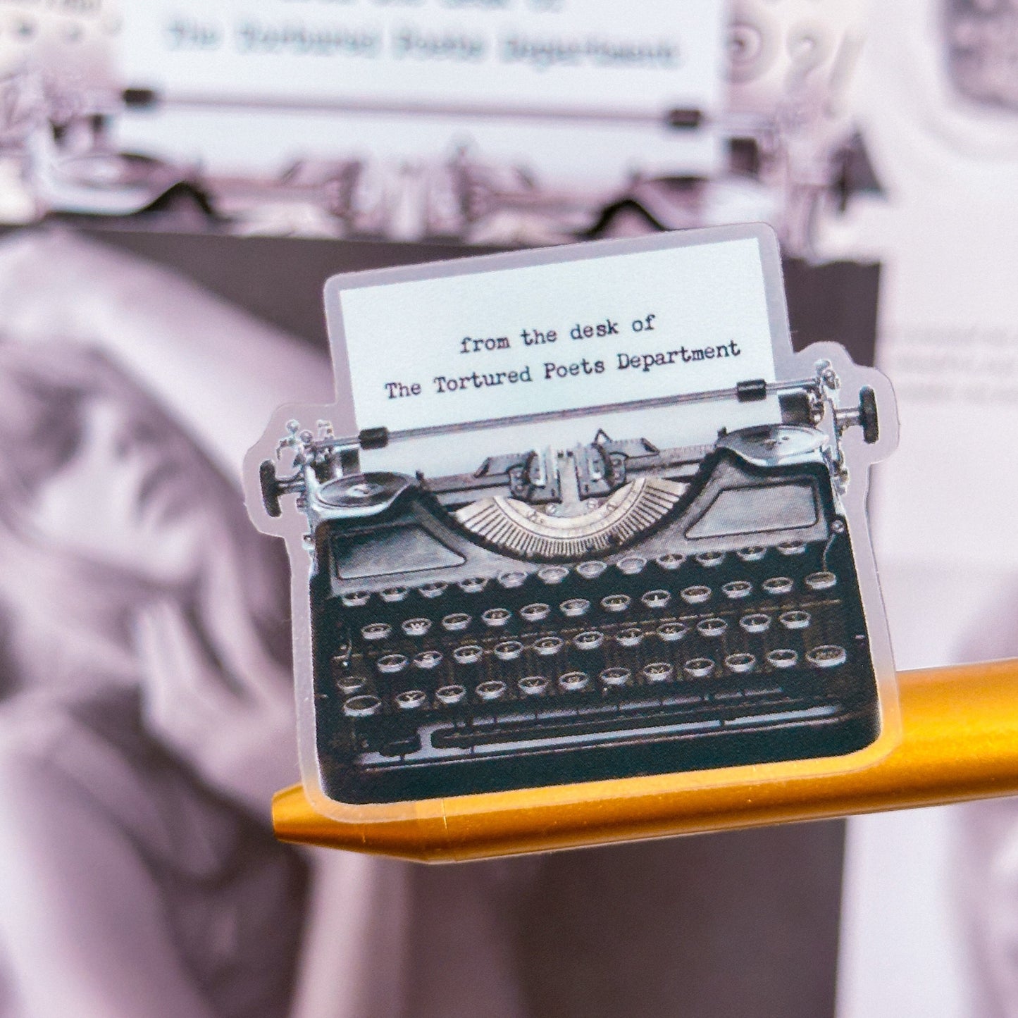 Waterproof Sticker - TTPD Typewriter