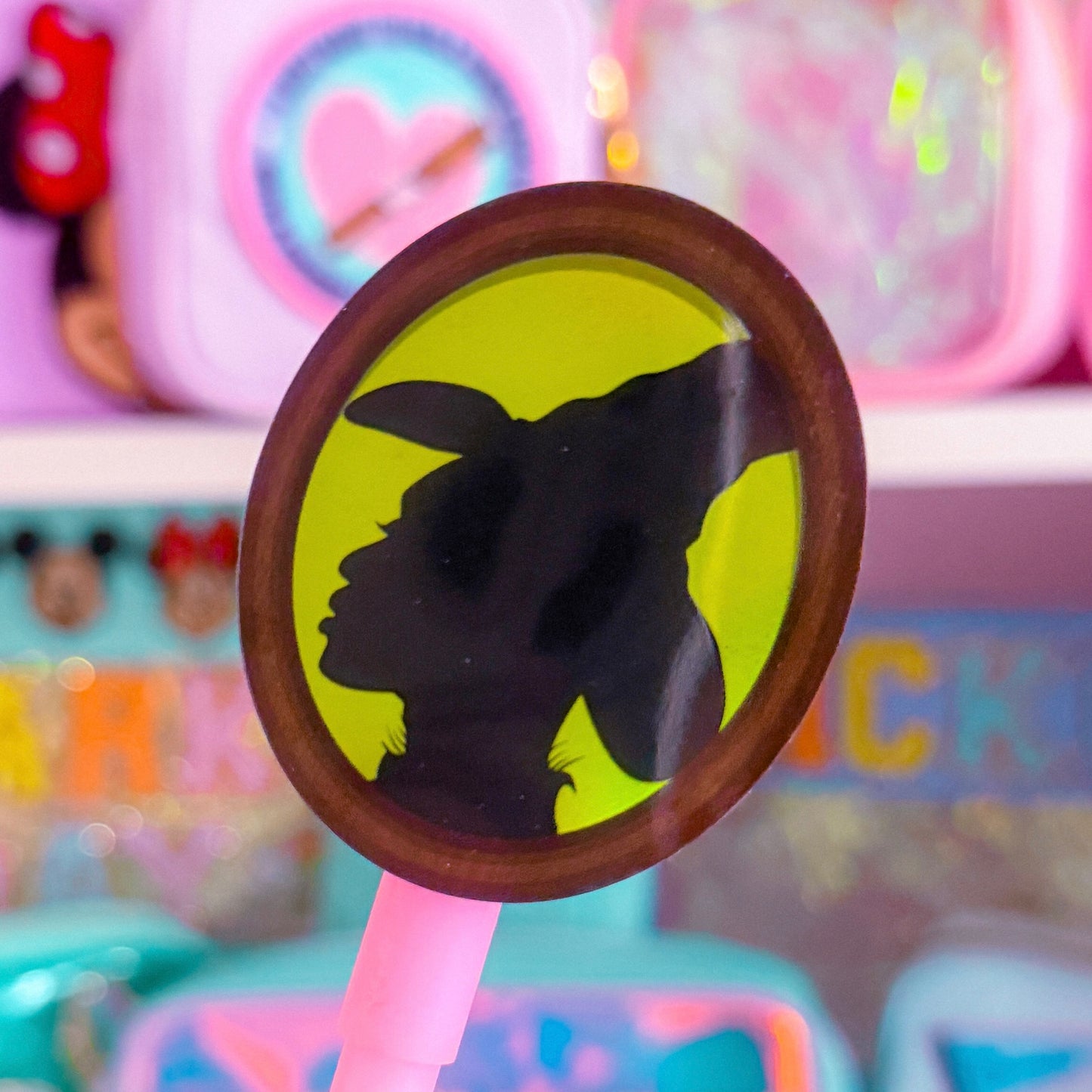 Waterproof Sticker - (WICKED) Storybook Profile GREEN