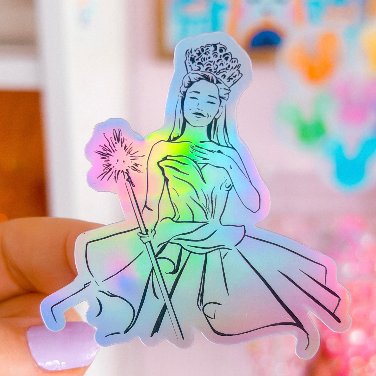 Waterproof Sticker - LOOK! It's GLINDA!