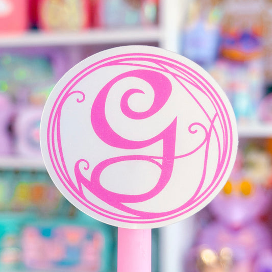 Waterproof Sticker - GLINDA Monogram