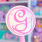 Waterproof Sticker - GLINDA Monogram