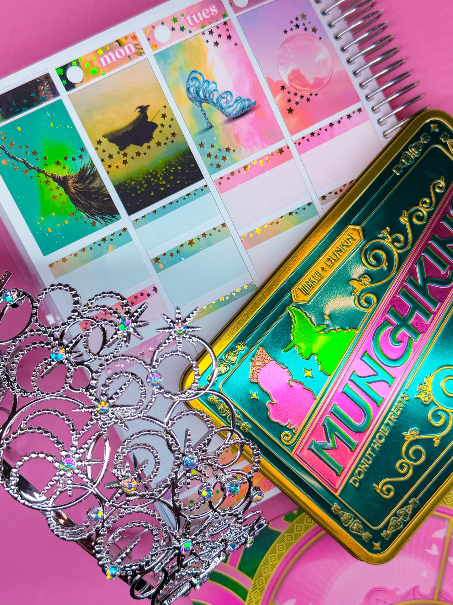 FOILED Vertical Planner Stickers (Standard 1.5") - Wicked 2.0