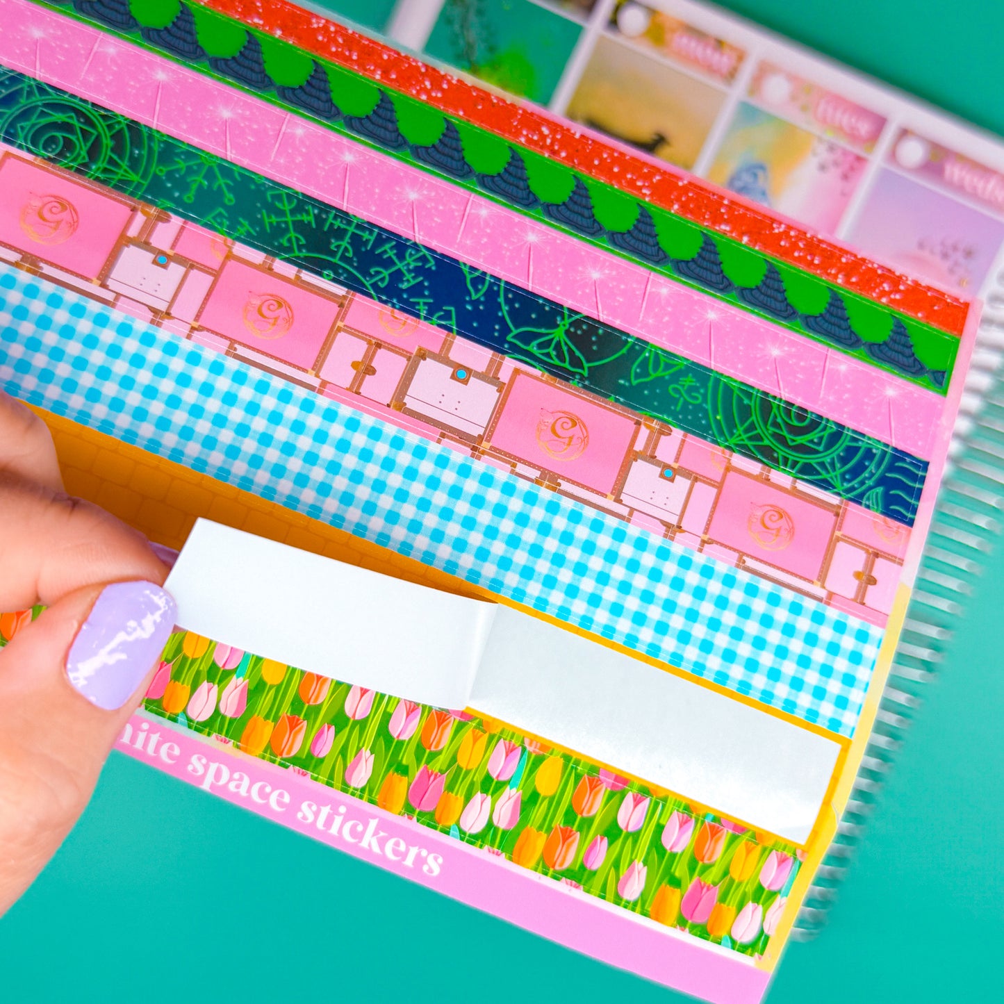 Premium Matte Washi Strip Stickers (Standard 6.5") - Wicked