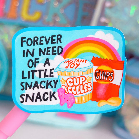 Waterproof Sticker - Snacky SNACK