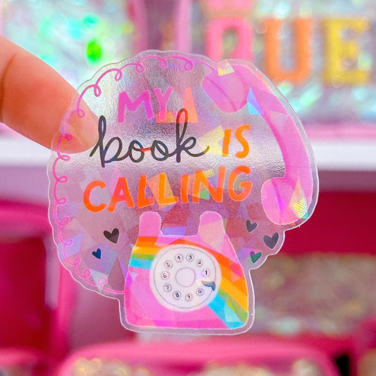 Waterproof Sticker - My Book Is Calling