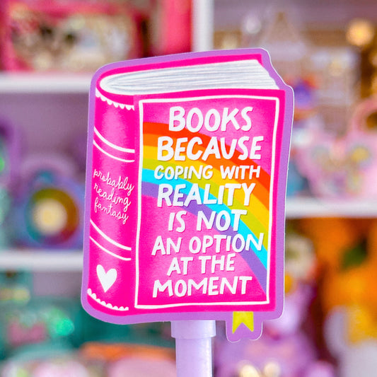 Waterproof Sticker - Coping With Reality BOOK