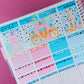 *LIMITED TIME ONLY* FOILED Vertical Planner Stickers (Standard 1.5") - Cinderella