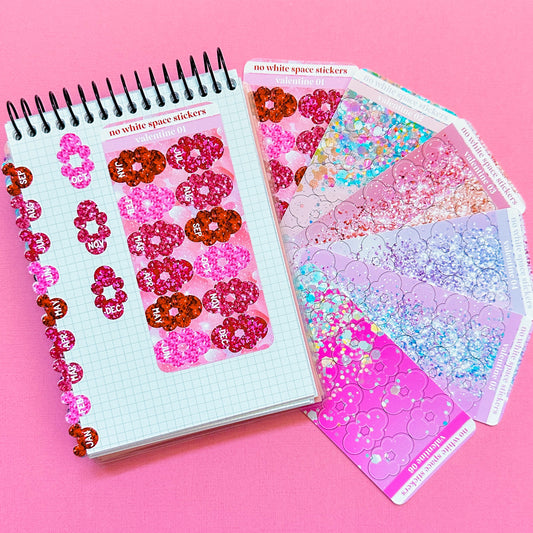 Miniature Paper Mouse Tabs (0.5") - Fold Over Page Tabs (Valentine 2025)