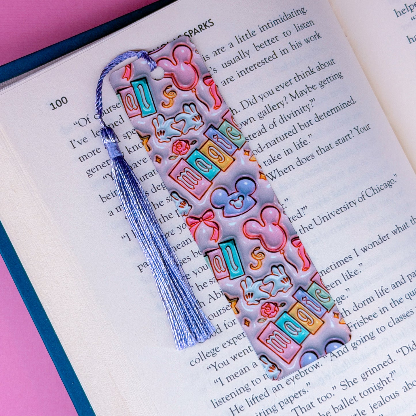 Metal Bookmark - 3D Puffy Magic
