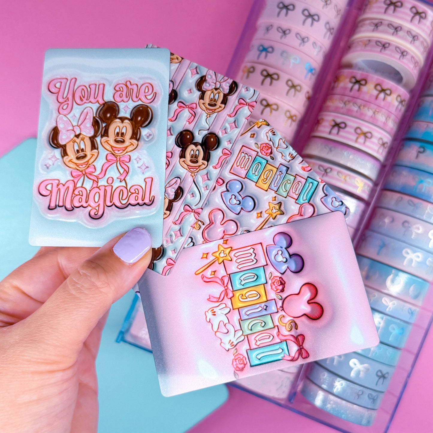 Metal Washi Card - 3D Puffy Magic