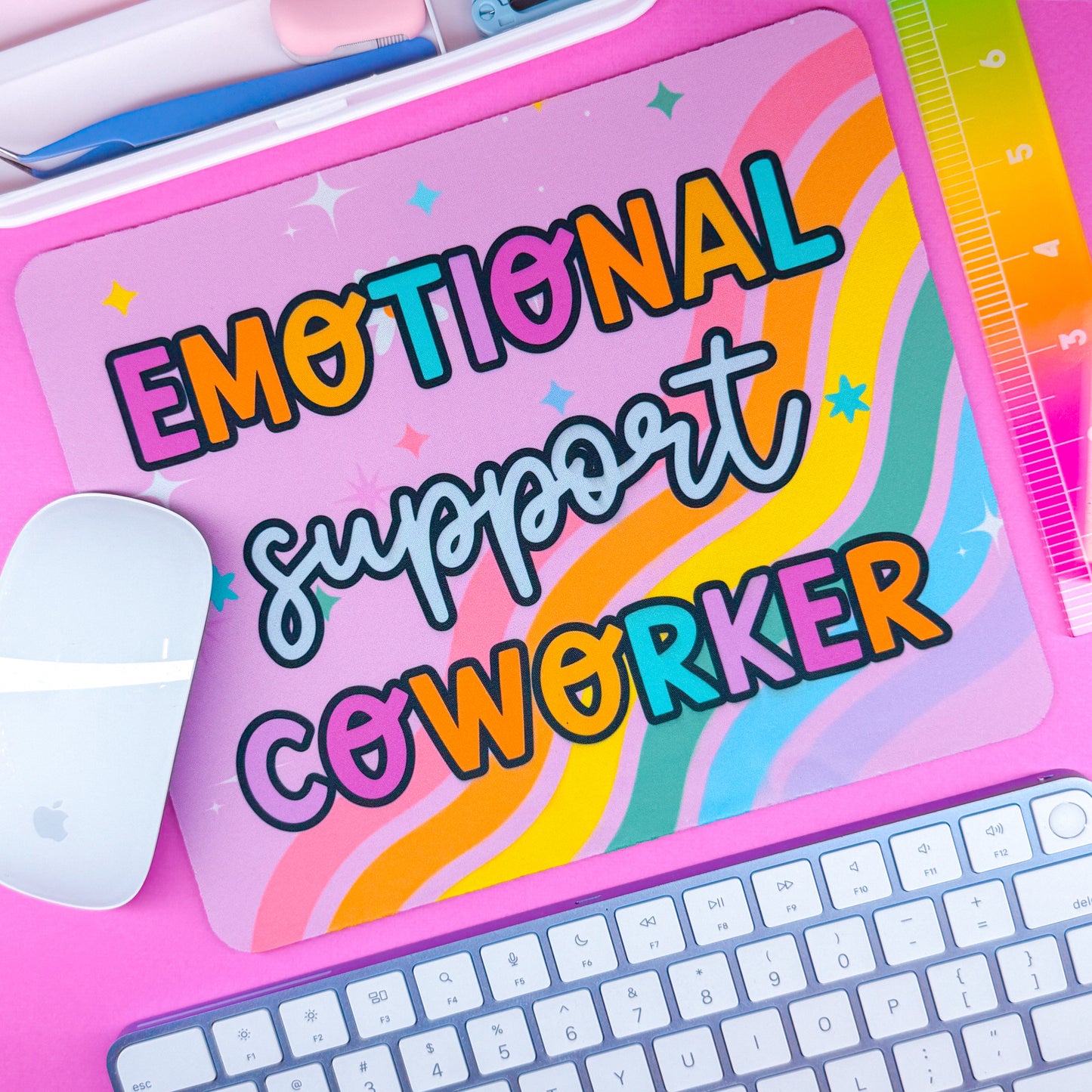 Mouse Pad - Emotional Support Coworker