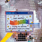 Waterproof Sticker - 90's Pop Up Window