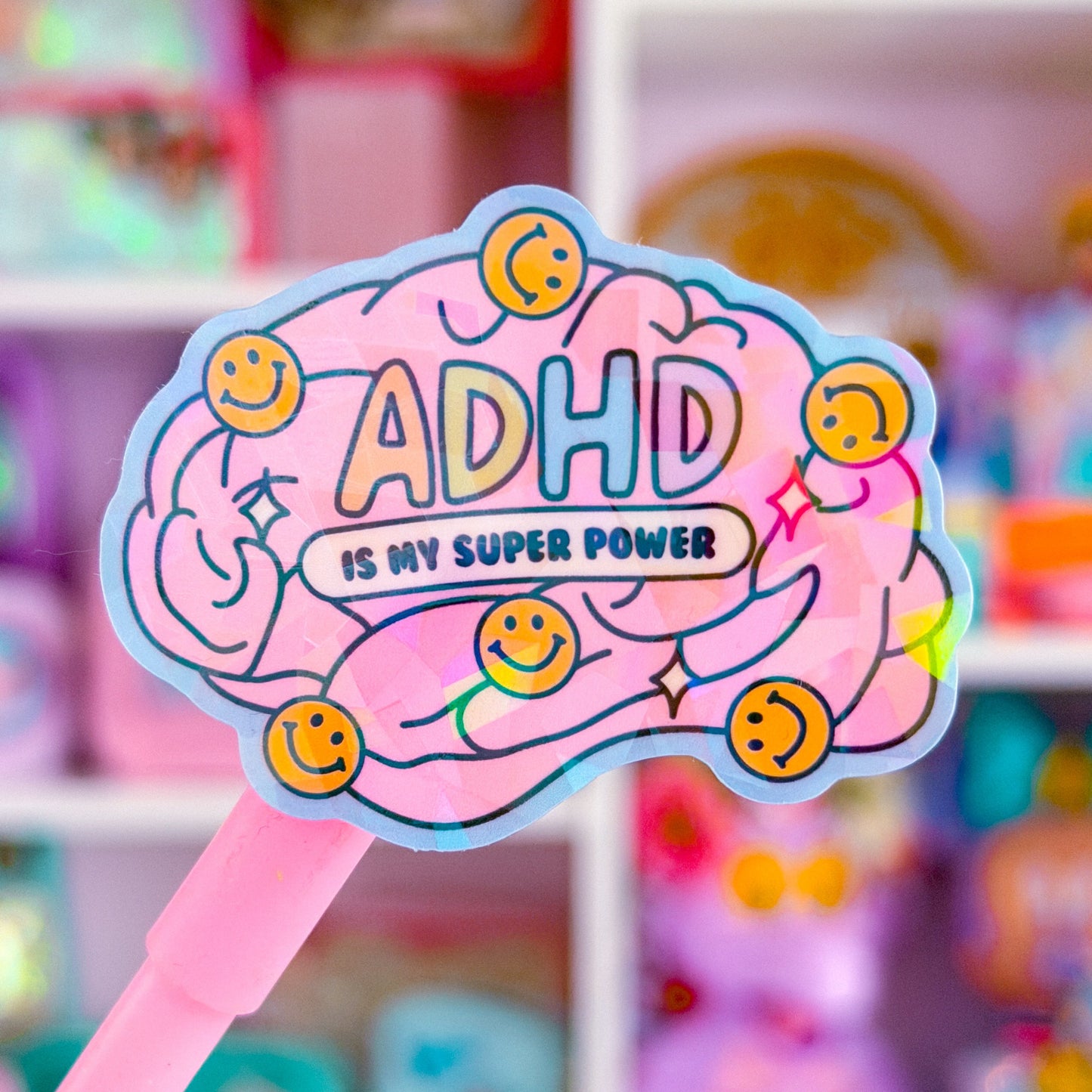 Waterproof Sticker - ADHD is my SUPERPOWER