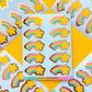 FOILED Paper Deco Stickers - Shooting Stars