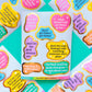 FOILED Paper Deco Stickers - Quote Bubbles